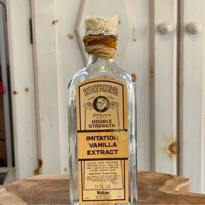 Vintage Watkins Double Strength Vanilla Extract bottle!